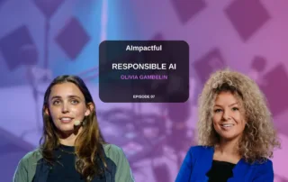 Olivia Gambelin and host Branislava Lovre discussing responsible AI