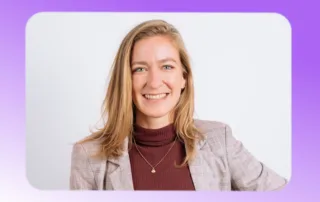 Maja Završnik discussing SheAI and women in AI